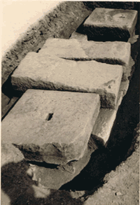 Römergrab - Ausgrabung